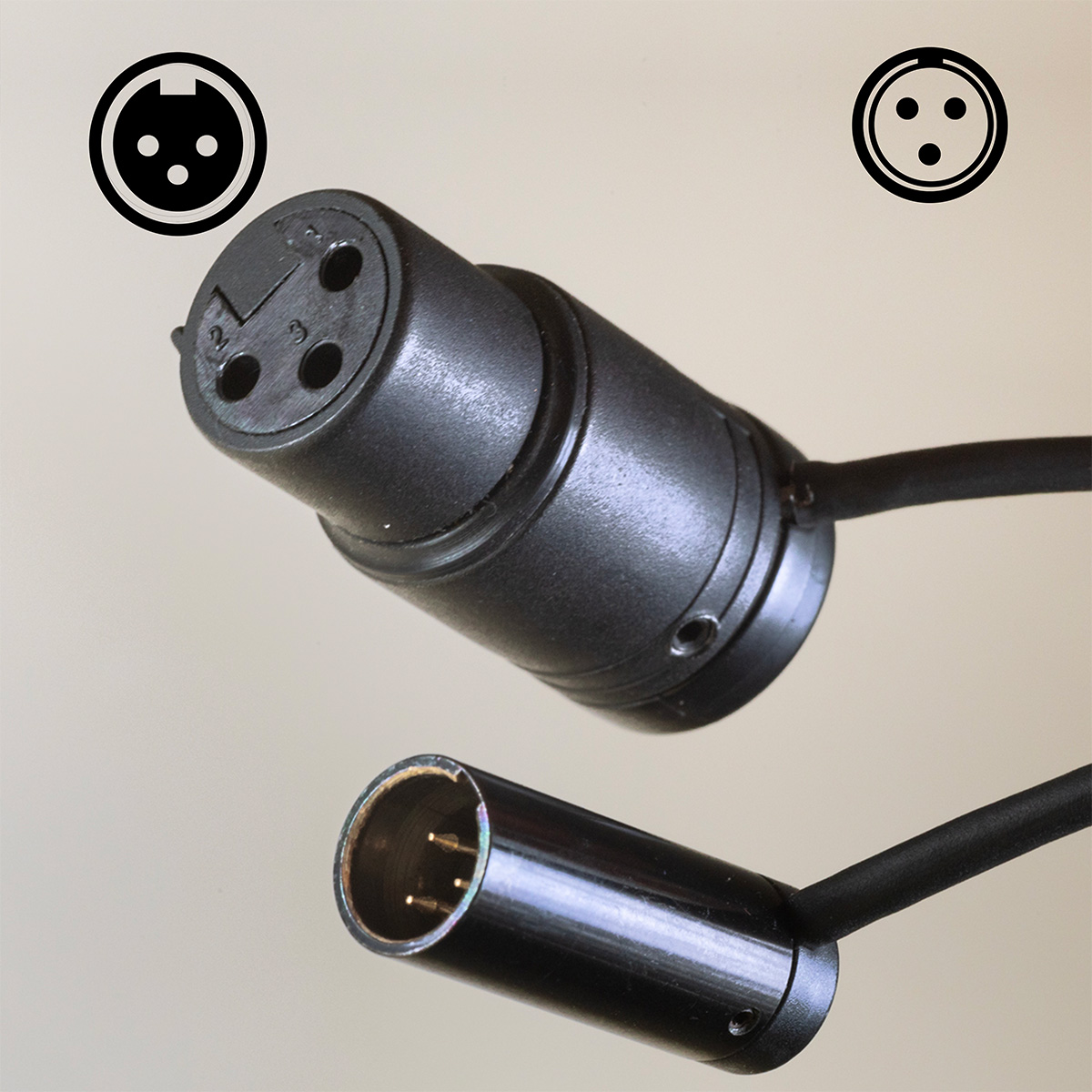 Mini-XLR TA3-M - XLR3F