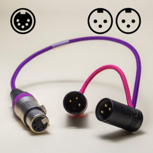 Y XLR5F - 2x XLR3M