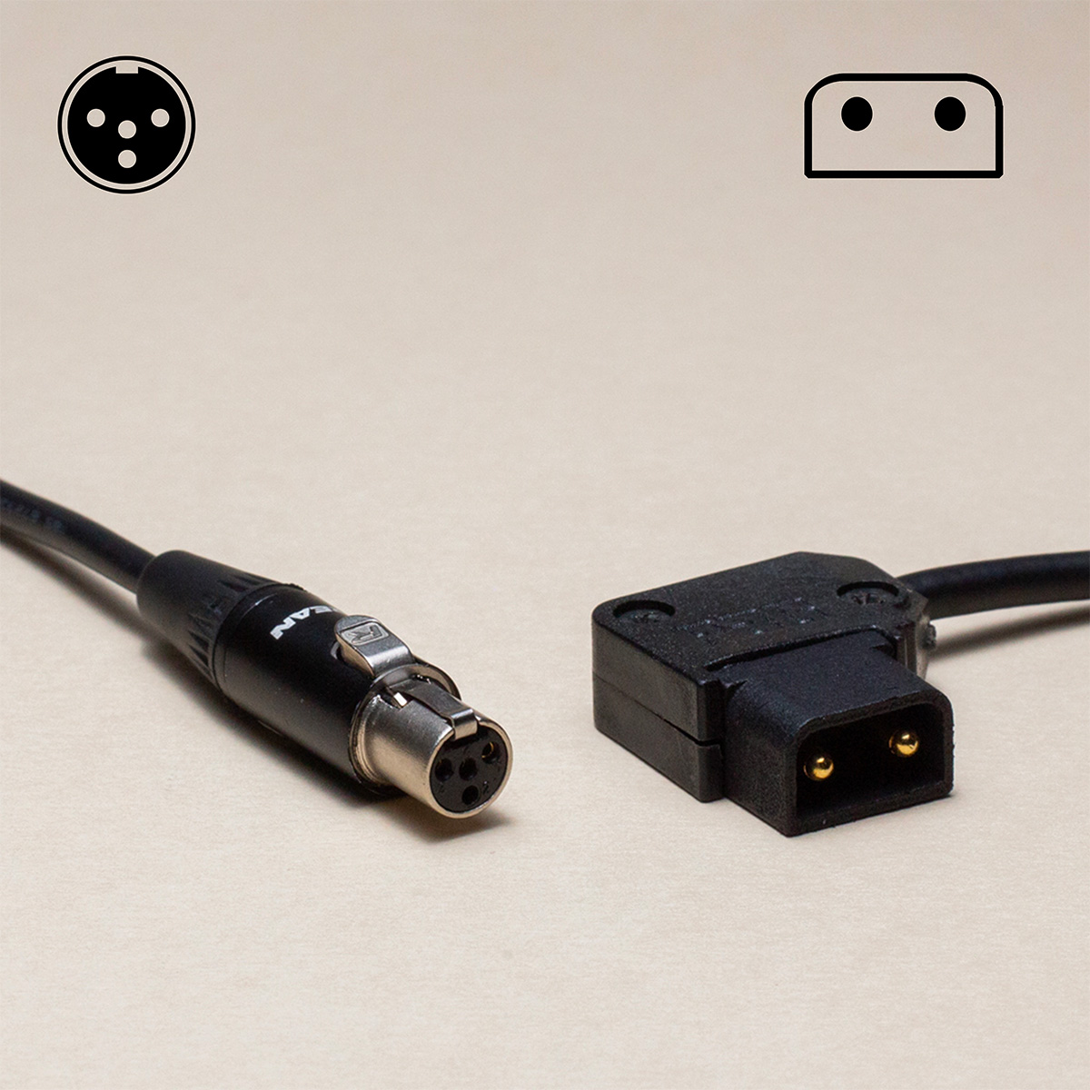 Câble d'alimentation D-Tap TA4F pour équipement audio